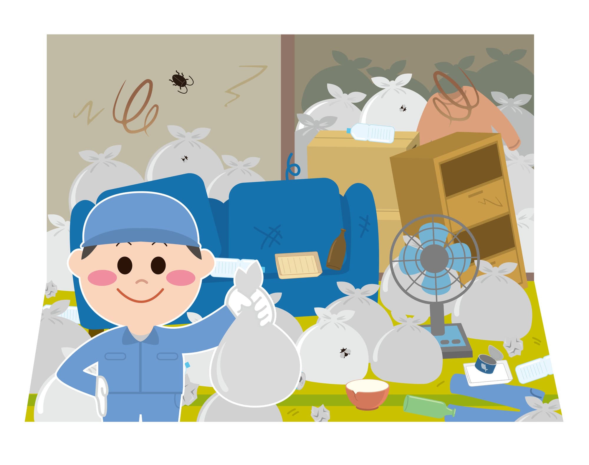 ごみ屋敷片付け